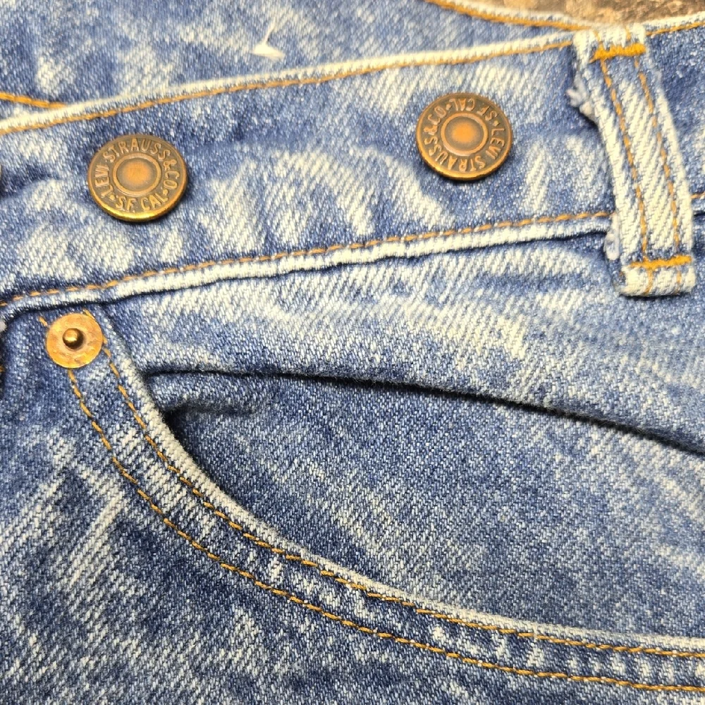 🏠 Vintage Levi's Orange Tab Acid Wash Denim Jeans Size 34X32. (40552 0209)